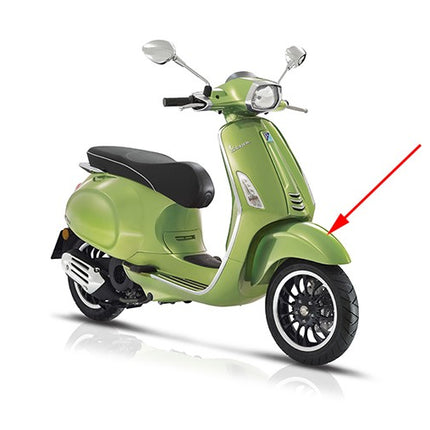 Front fender Piaggio original green metallic 341/a sprint 67364400vu