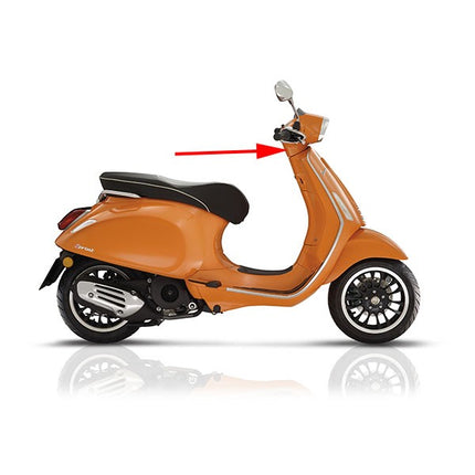 stuurkap Piaggio origineel onder oranje 890/a sprint 1b001231000ta=op=op