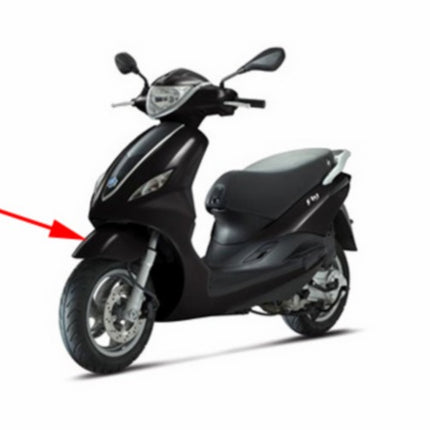 Garde-boue avant Piaggio d'origine noir graphite 79/a Fly nouveau 2012 67368200nd
