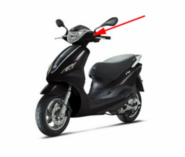 stuurkap Piaggio origineel zwart grafite 79/a fly new 2012 5a000002000nd