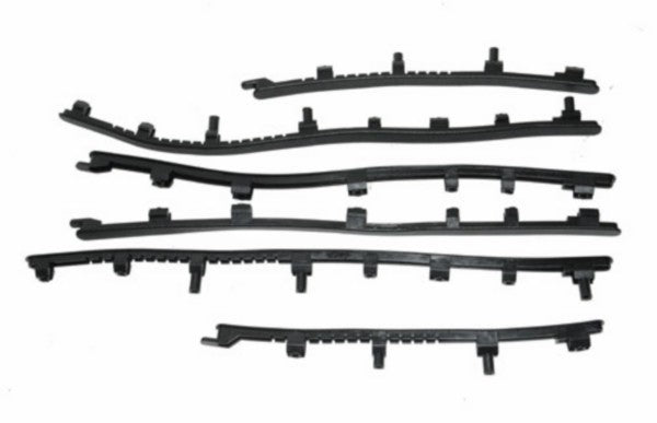rubber Piaggio origineel set plaatwerkset vespa lx, vespa S 65712645