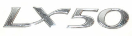 sticker Piaggio origineel woord [lx50] zijscherm 8.5cm aluminium 656221