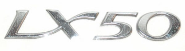 sticker Piaggio origineel woord [lx50] zijscherm 8.5cm aluminium 656221