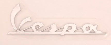 sticker word [Vespa] model original 10cm aluminium Primavera, Sprint, Vespa LX, Vespa S 656219