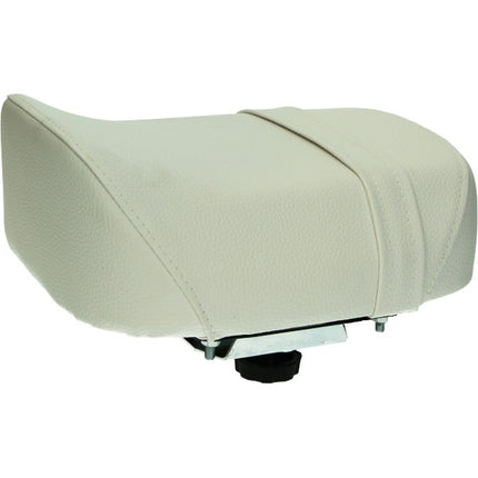 duo-seat (made in EU) wit camino, agm Goccia, puch maxi, bromfiets vespa, tomos