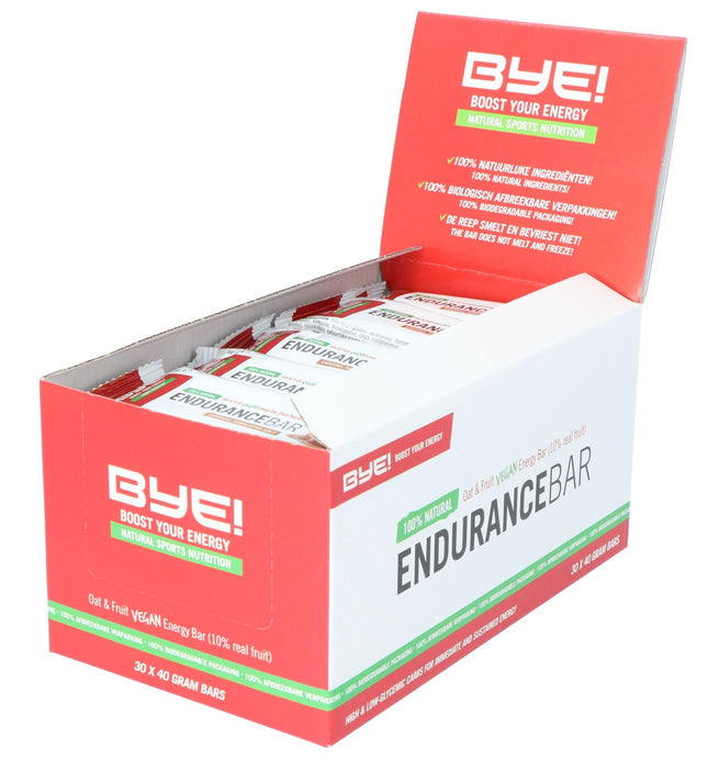 BYE! Endurance bar caramel / himalaya salt - 40 gram (doos à 30 stuks)