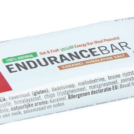 BYE! Endurance bar caramel / himalaya salt - 40 gram (doos à 30 stuks) - afbeelding 2