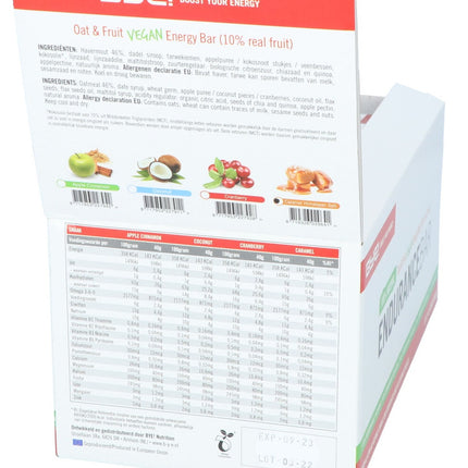BYE! Endurance bar caramel / himalaya salt - 40 gram (doos à 30 stuks) - afbeelding 6