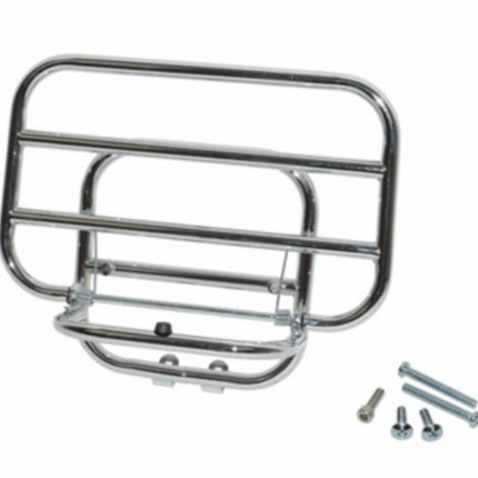 achterdrager opklapbaar chroom vespa lx