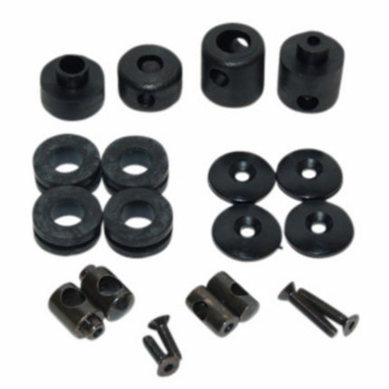 windscherm Piaggio origineel dop set zwart zip2000, et2-et4, vespa lx, vespa S 445809