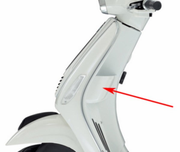 opbergvak Piaggio origineel links wit monte 544 vespa S 65429400br