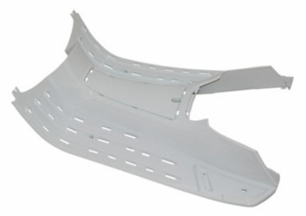 Footboard Piaggio original white mounting 544 Vespa LX, Vespa S 62212440BR