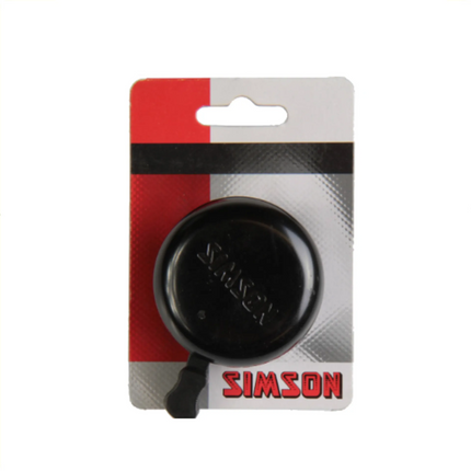 sonnette de vélo - Simson Acier noir traditionnel