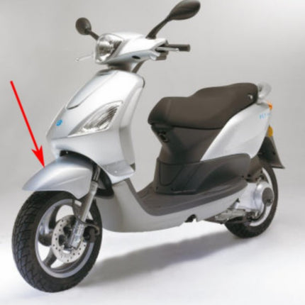 voorspatbord Piaggio origineel zilver exca. 738 fly 60029300f2