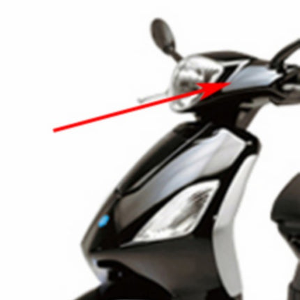 capot de guidon Piaggio d'origine noir brillant 94 fly 6527410090