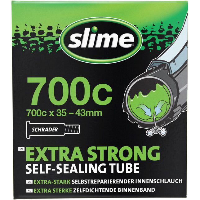 Slime zelfdichtende binnenband 28 inch (700c x 35–43 mm) Schrader 35 mm