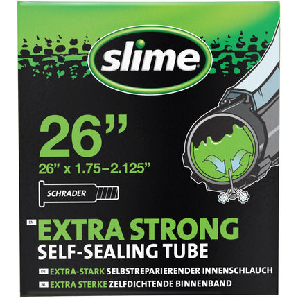 Slime zelfdichtende anti-lek binnenband 26 Inch AV – 26" x 1.75 - 2.125"
