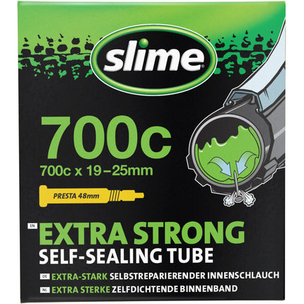Slime zelfdichtende anti-lek binnenband 28 Inch SV – 700c x 18 - 24mm