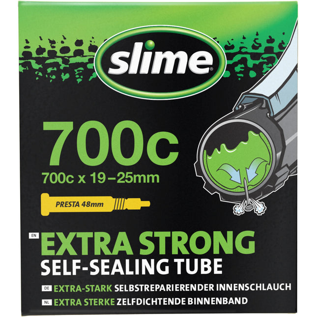 Slime zelfdichtende anti-lek binnenband 28 Inch SV – 700c x 18 - 24mm