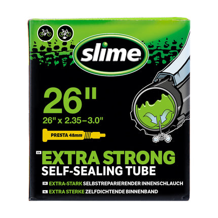 Slime zelfdichtende anti-lek binnenband 26 Inch SV – 26" x 2.35 - 3.0"