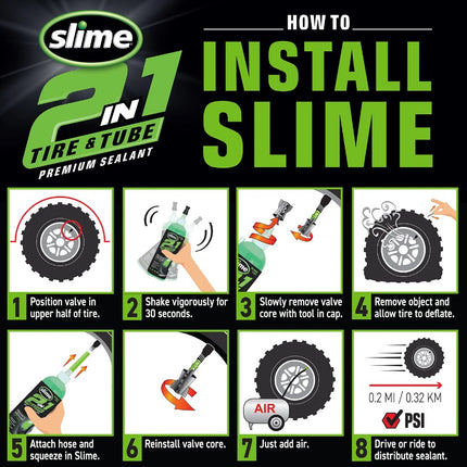 Slime 2-in-1 banden & binnenbanden anti-lek middel 3.78 ltr – productafbeelding 3