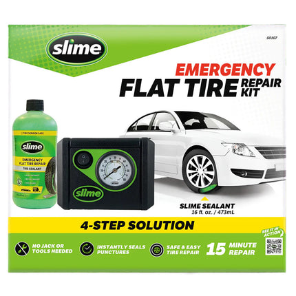 Slime Smart Repair noodreparatieset voor lekke banden – 19.5 x 7.5 x 17 cm – productafbeelding 3