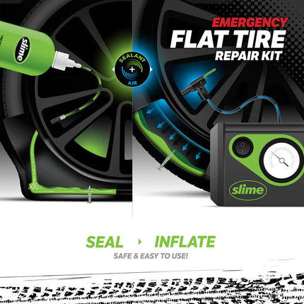 Slime Smart Repair noodreparatieset voor lekke banden – 19.5 x 7.5 x 17 cm – productafbeelding 4