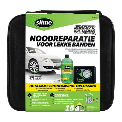Slime Smart Repair noodreparatieset voor lekke banden – 20 x 9 x 19 cm – productafbeelding 2
