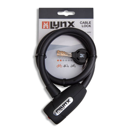 Lynx Spiraalkabelslot – 60 cm x 12 mm – productafbeelding 2