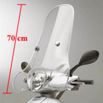 Pare-brise Piaggio d'origine avec kit de fixation haut transparent fly, fly rst 622846