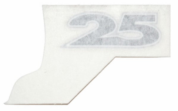 sticker Piaggio origineel woord [25] links/rechts achter zip 4t 576745