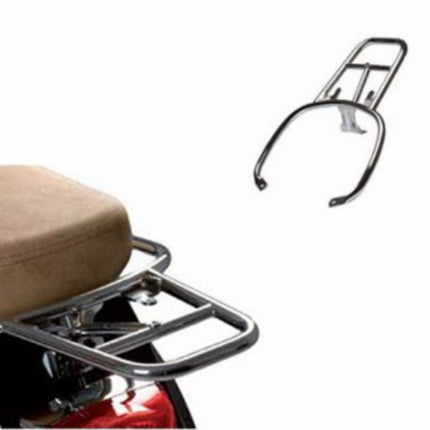 rear rack Piaggio original top case fixed chrome vespa lx, vespa S 657083