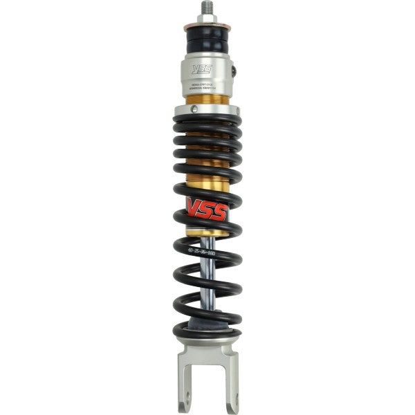 schokbreker yss gasgevuld E-serie 270mm zwart/goud piaggio, fly, fly 4t, fly 4t rst