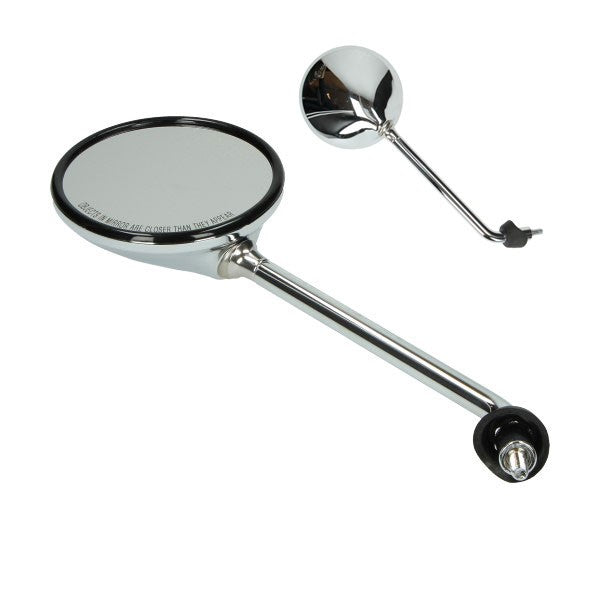 Rétroviseur Piaggio d'origine gauche chrome Liberty cm020401