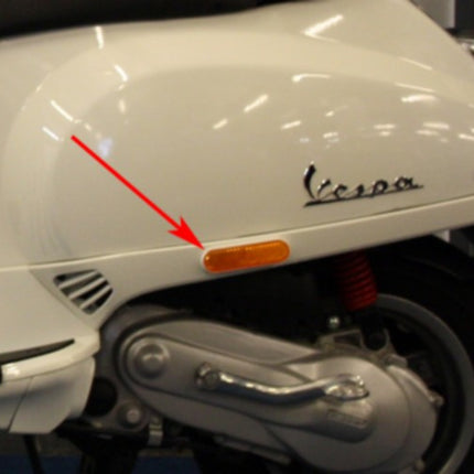 houder Piaggio origineel reflector links wit fusion 544 vespa S 65430600br=op=op