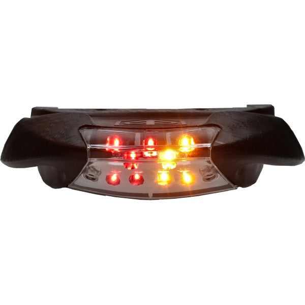 achterlicht DMP led + knipperlichten ingebouwd chroom/helder 9 leds piaggio, zip2000