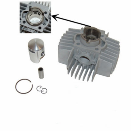 cylinder DMP 6-port aluminum 38mm Puch Maxi
