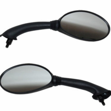 jeu de rétroviseurs DMP Piaggio noir fly