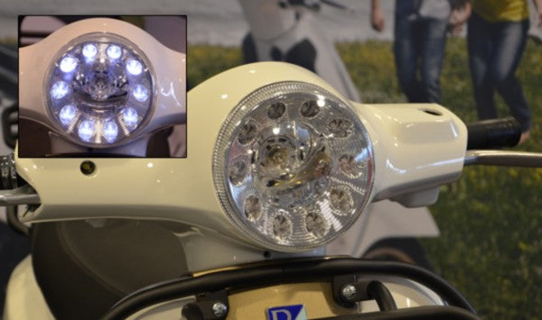 koplamp DMP led vespa lx