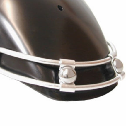 decorative bracket Buzzetti front fender chrome Primavera, Vespa S 8362=sold=out