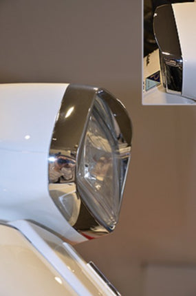 headlight rim DMP + visor chrome Vespa S