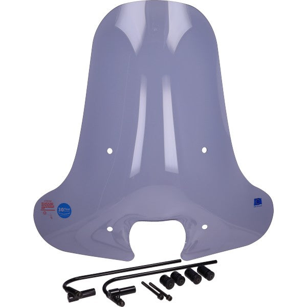 windscherm Regia met bevestigingsset (made in EU) hoog 72cm smoke zip2000