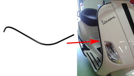 trim leg shield left black lxv, vespa lx, vespa S