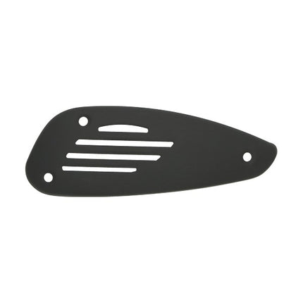 hitteschild uitlaat euro-2 zwart mat fly 4t-4v, lx 4t, lxv, primavera, sprint, vespa S
