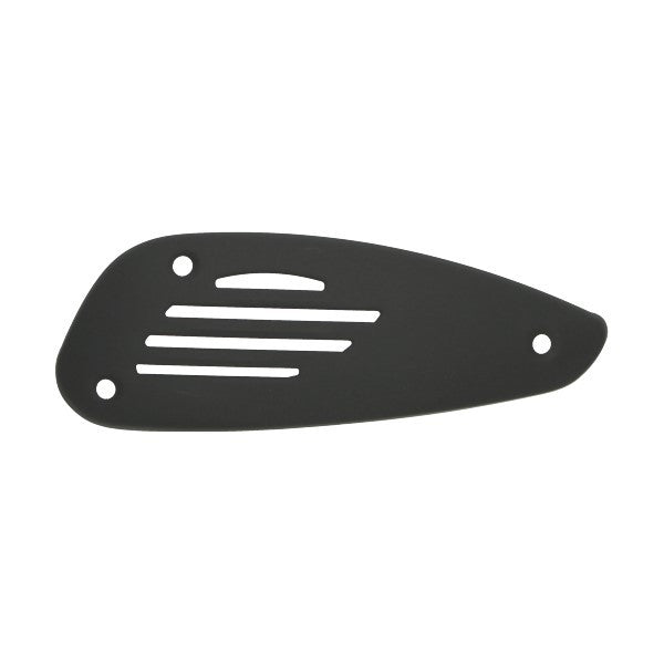 hitteschild uitlaat euro-2 zwart mat fly 4t-4v, lx 4t, lxv, primavera, sprint, vespa S