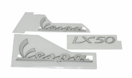 sticker set Piaggio aluminum Vespa LX