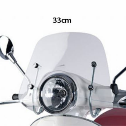 windscherm Piaggio origineel met bevestigingsset laag 33cm helder primavera 1b000811