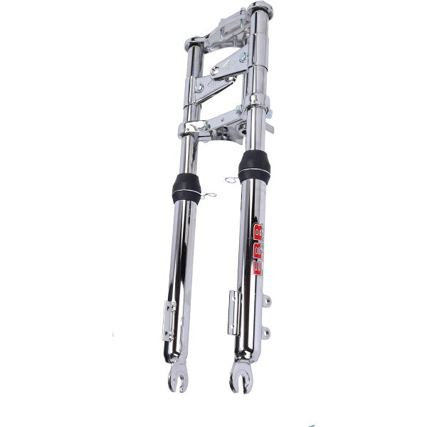 voorvork EBR kort breed compleet (voor schijfrem) chroom puch maxi