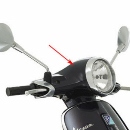 stuurkap Piaggio origineel boven zwart vulcano 98/a primavera 67364600xn2