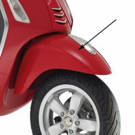 Garde-boue avant Piaggio rouge dragon d'origine 894 Primavera 1b000947000r7